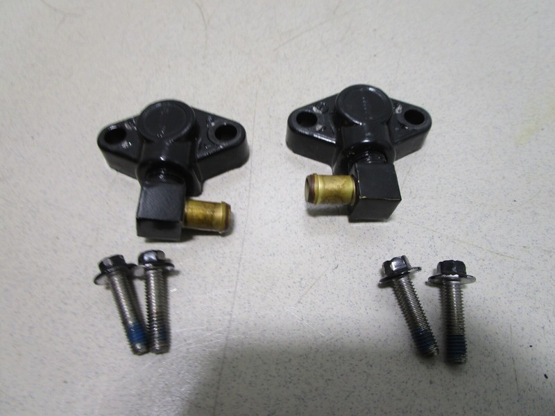 8307372 Mercury Mariner Outboard 135-175HP 2.5L DFI Thermostat Cover Set (2)