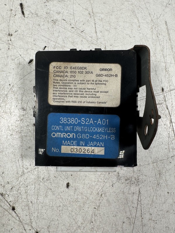 00-09 Honda S2000 Keyless Control Module Unit 38380-S2A-A01 OEM