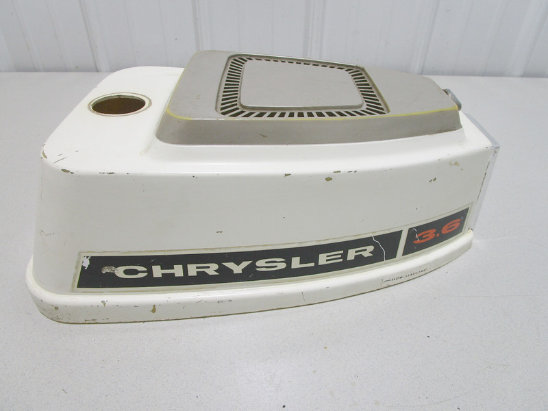 S390712-1 Chrysler Outboard 3.6 Hp Engine Cowling Motor Cover Top Hood 1970's