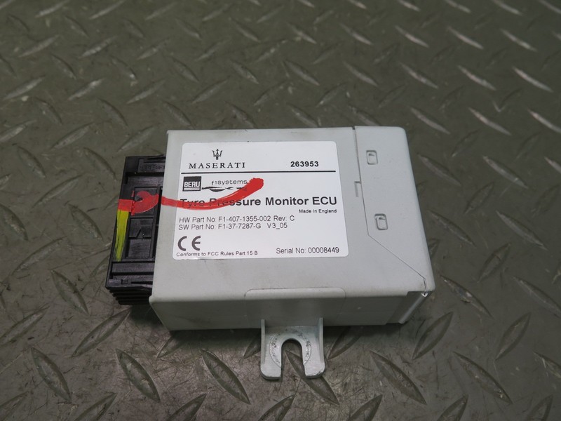 2008-2016 MASERATI GRANTURISMO M145 TPMS TIRE PRESSURE MONITOR SENSOR 263953