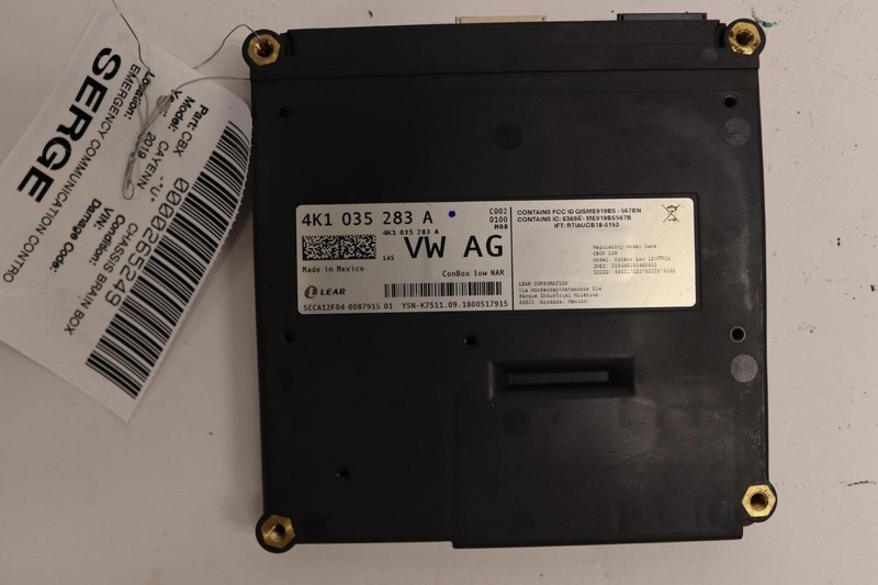 2019-2021 PORSCHE CAYENNE EMERGENCY COMMUNICATION CONTROL MODULE UNIT OEM