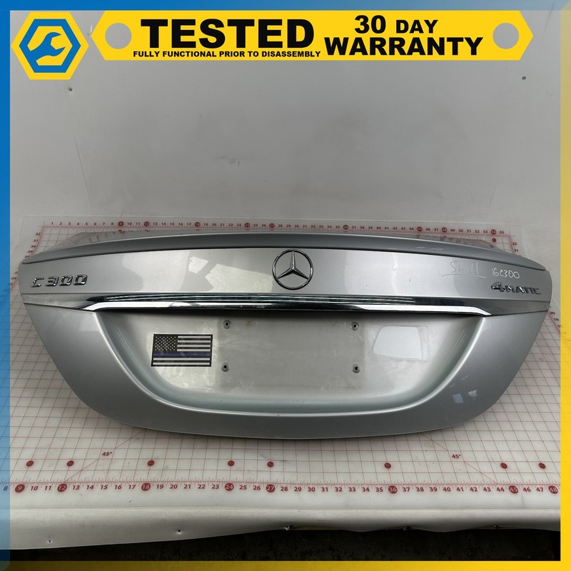 15-21 Mercedes C300 W205 TRUNK LID SHELL Silver 775 OEM