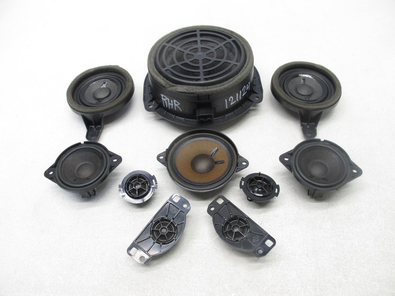 12-18 AUDI 4G A7 S7 SPEAKER TWEETER SUBWOOFER BOSE RIGHT LEFT SET OEM 121124