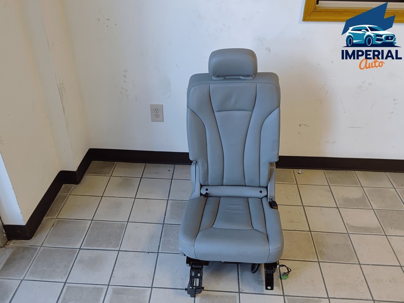 2017-19 Audi Q7 Rear 2nd Row Right Passenger Side Leather Seat Assembly OEM Gray