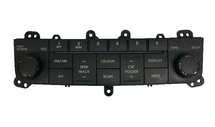 Hyundai Genesis radio am fm 2009 2014 control panel keyboard singl cd 961103M100