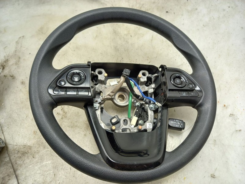 22 TOYOTA PRIUS L STEERING WHEEL NON-HEATED BLK-FC20