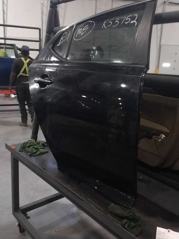 2015 KIA OPTIMA RH Rear Door Black OEM 358653 95000 Miles 4DR PW PL