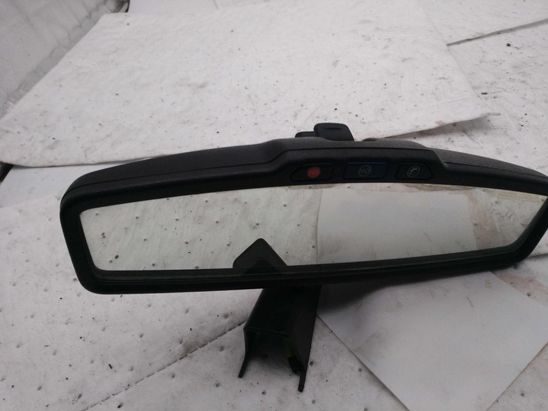 2016 Chevrolet Silverado 1500 Rear View Mirror Grey OEM 13594371 Used