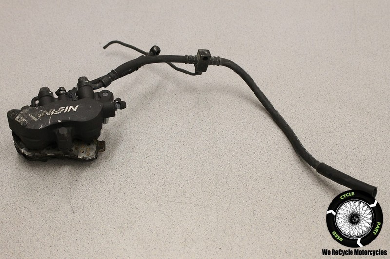 99 HONDA INTERCEPTOR VFR 800 F1 FRONT BRAKE CALIPER W/HOSE LINE #2 OEM VFR800