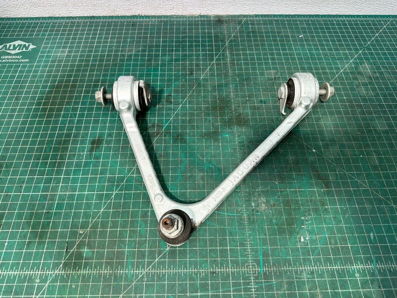 10-19 JAGUAR XJ XJR RWD FRONT LEFT DRIVER SIDE UPPER SUSPENSION CONTROL ARM OEM