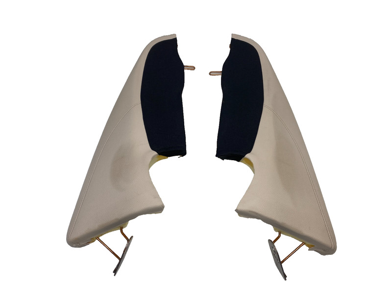 17-20 MERCEDES E400 E450 W213 WAGON REAR LH & RH SEAT BOLSTER BEIGE OEM #A0.60