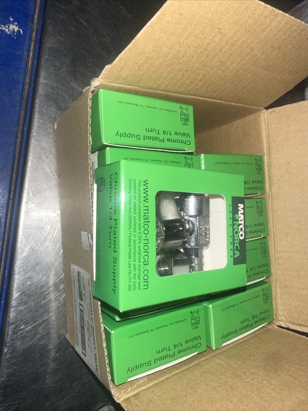 Matco & Norca 26-1004Lf 1/4-Turn Straight Stop Supply Valve 1/2 X 3/8 Pex - X 10