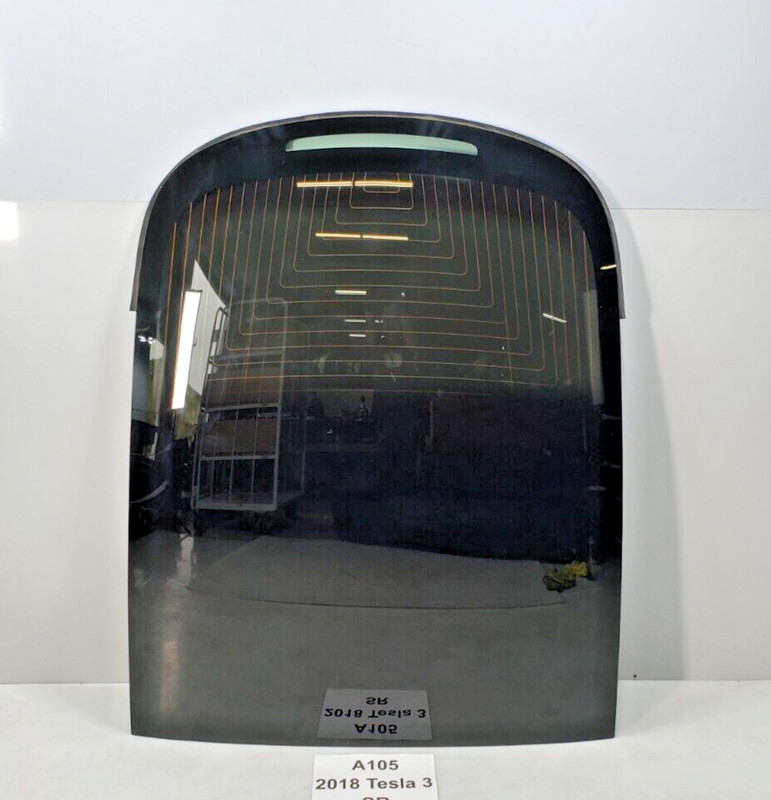 ✅ 2017-2020 OEM Tesla Model 3 Rear Trunk Body Windshield Panoramic Sunroof Glass