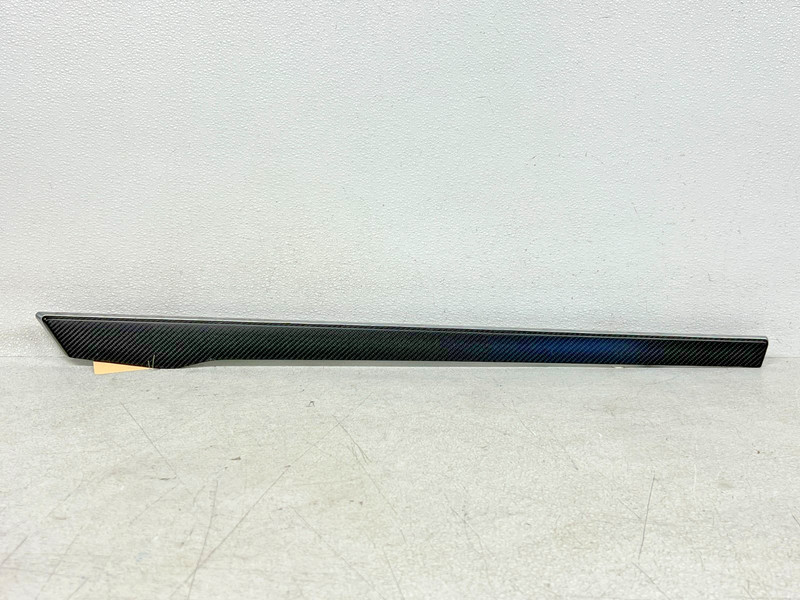 ⭐16-20 TESLA MODEL X FRONT RIGHT MOLDING PANEL STRIP CARBON FIBER OEM LOT2692