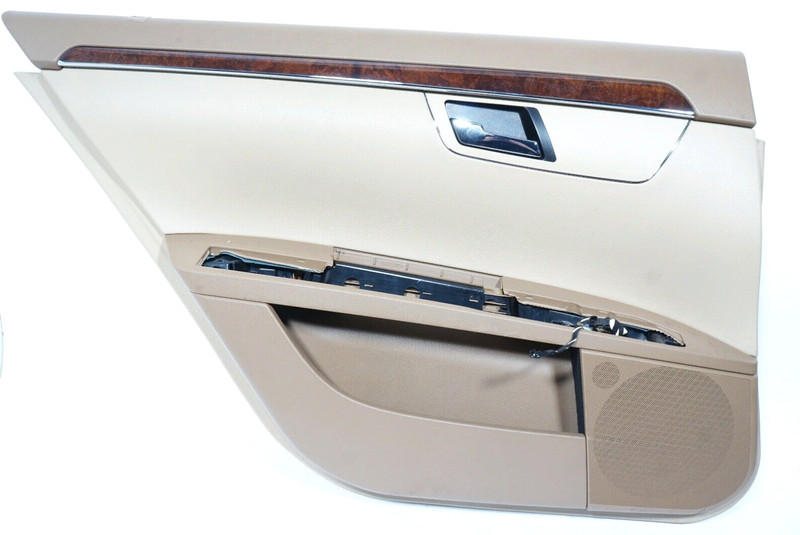 2007-2009 MERCEDES-BENZ S550 REAR LEFT DRIVER SIDE DOOR PANEL TRIM BEIGE OEM