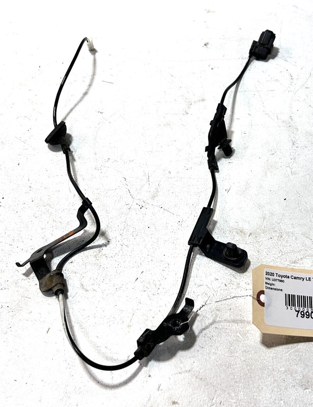 19-22 TOYOTA CAMRY REAR LEFT DRIVER SIDE ABS SPEED SENSOR WIRING HARNESS OEM