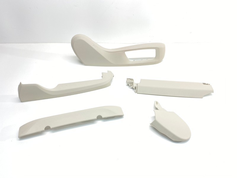 BMW G12 G30 5/7 Series Front Right Passenger Lower Seat Trim Cover Set Beige OEM