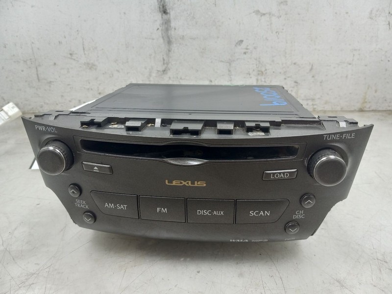 06 07 08 LEXUS IS250 AUDIO EQUIPMENT RADIO RECEIVER