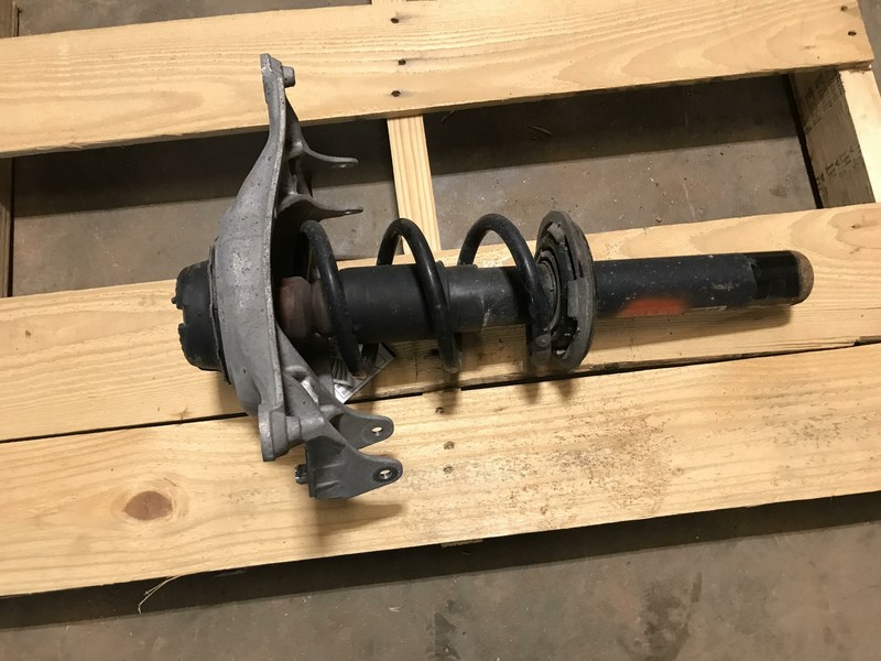 09-17 AUDI S4 A4 FRONT RIGHT PASSENGER STRUT SHOCK ABSORBER SPRING OEM SPORT