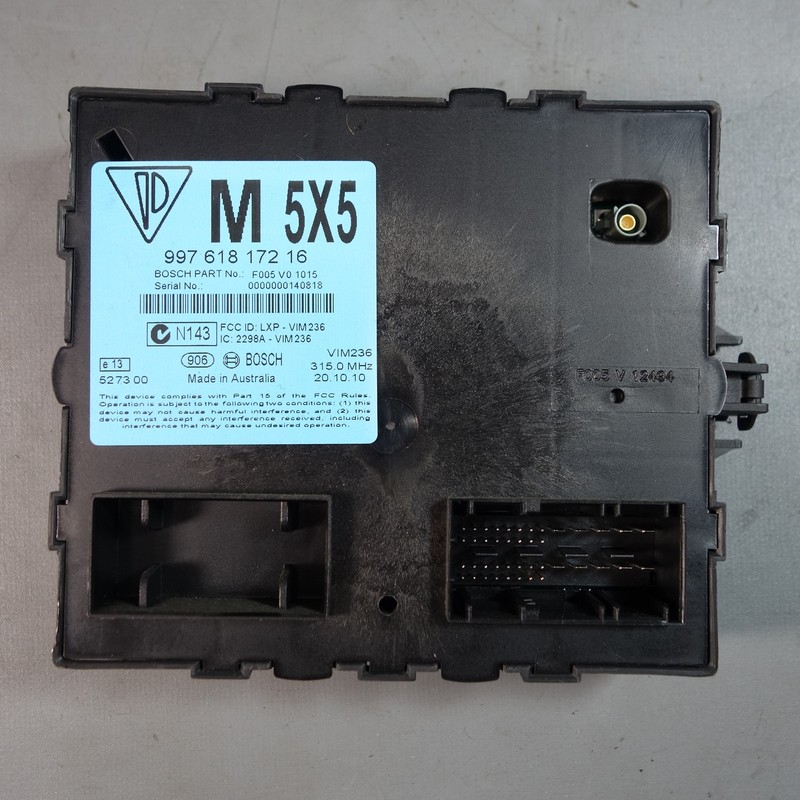 05-13 Porsche 997 911 987 Cayman Boxster Central Locking Anti Theft Module OEM