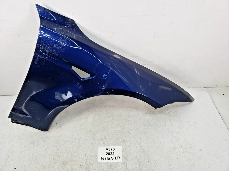 ✅ 2021-2025 OEM Tesla Model S Front Right Passenger Fender Panel Blue *