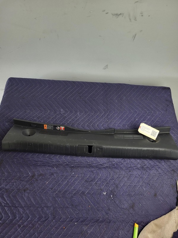 Used Oem GENESIS Rear Trunk End Sill Scuff Plate 85770-G9050 for 2019-2021 G70