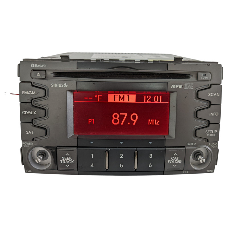 2010-2011 KIA SOUL AM/FM CD PLAYER EQUIPMENT RECEIVER OEM 96150-2K206ALK