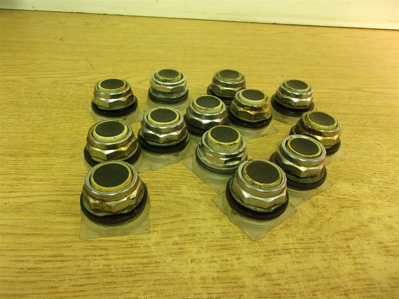 Square D 65097-049-01 Black Push Button Switches, Lot of 13 *FREE SHIPPING*