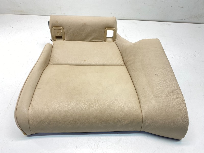 07-13 BMW E92 328 335 Coupe Rear Left Bottom Seat Bench Cushion Panel Oyster OEM