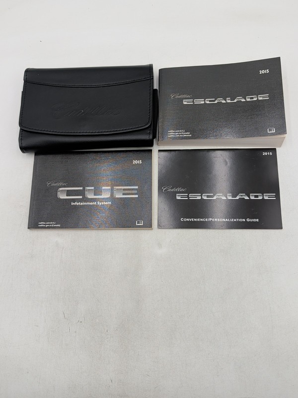 2015 CADILLAC ESCALADE OWNERS MANUAL NAVIGATION INFOTAINMENT GUIDE W/ CASE