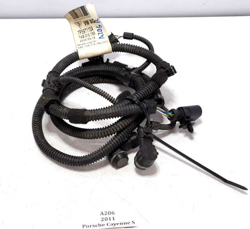 ✅ 11-14 OEM Porsche Cayenne S 958 Rear Bumper Parking Sensor PDC Wiring Harness