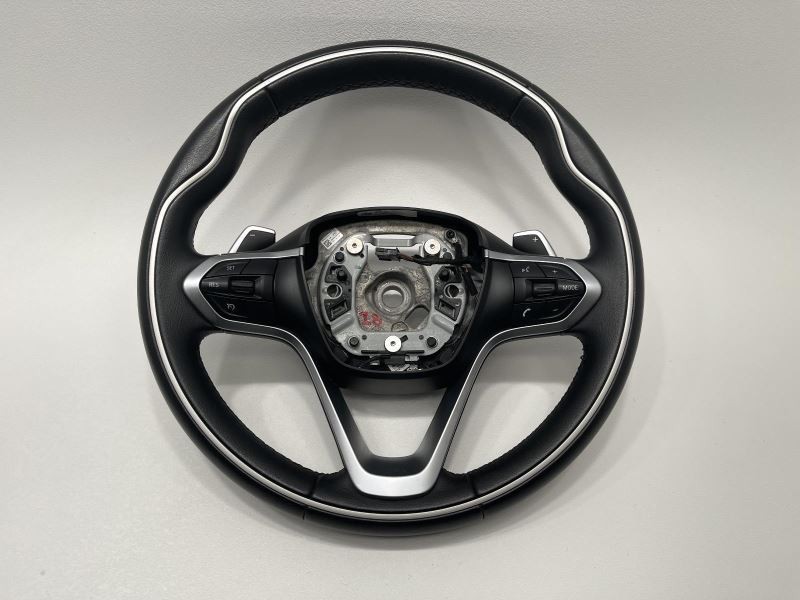 19 BMW I8 STEERING WHEEL BLACK W/CONTROLS W/SHIFT PADDLES 1.5L -ROADSTER- 53708