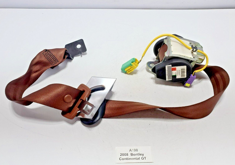 ✅ 03-10 OEM Bentley Continental GT Coupe Rear Left Driver Seat Belt Seatbelt