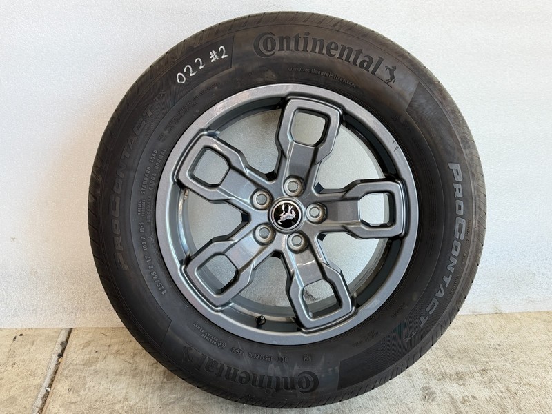 2021-2024 FORD BRONCO SPORT WHEEL CONTINENTAL 225/65R17 6/32" #2 #023
