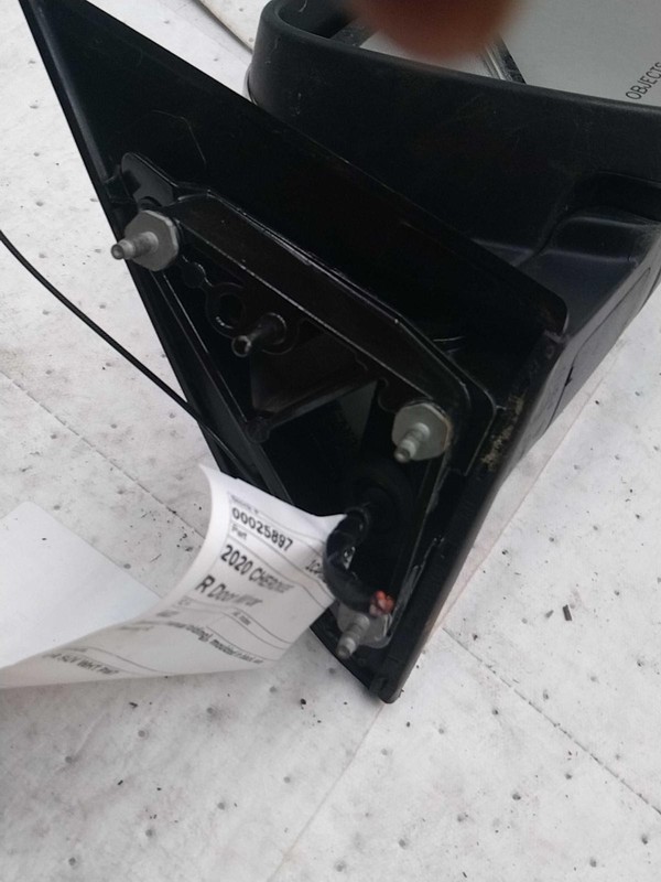 2020 JEEP CHEROKEE Right Door Mirror Assembly WHITE OEM 565150 85K Miles