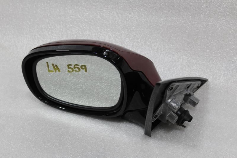 2011 BMW 328i COUPE LEFT DRIVER SIDE VIEW DOOR MIRROR VERMILLION RED 3-PIN