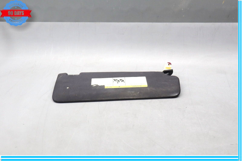09-15 BMW 740i 750Li xDrive Front Left Driver Side Sun Visor Sunvisor Black Oem