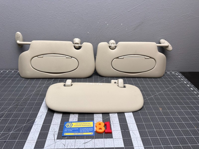 07-14 Mini Cooper R56 R55 SUN VISOR SUNVISOR SET LEFT RIGHT SET OEM