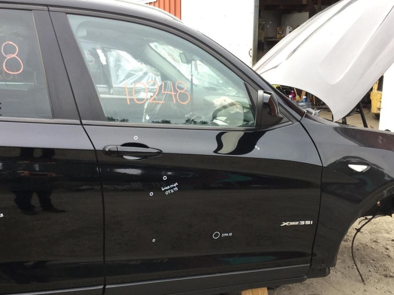 2011-2013 BMW X3 Right Passenger Side Front Door Black Scratches