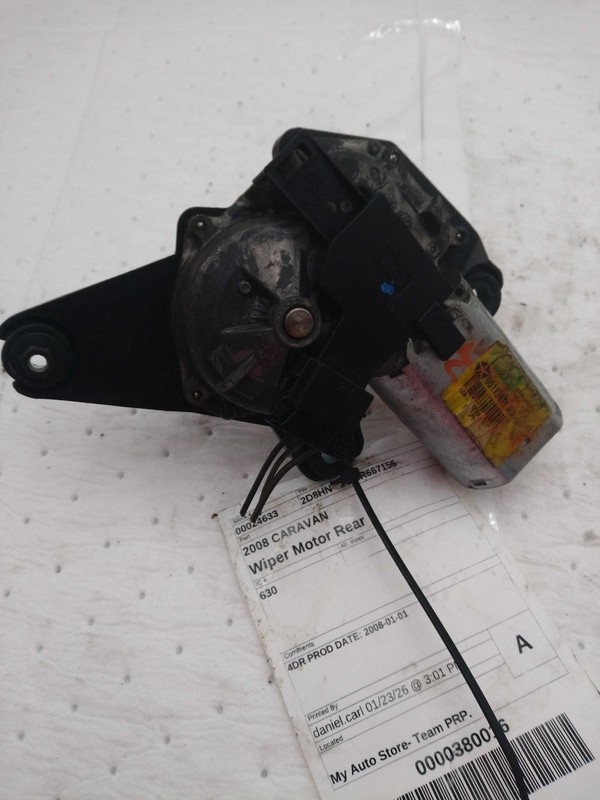 Used Back Glass Wiper Motor fits: 2008 Dodge CaravanGrade A