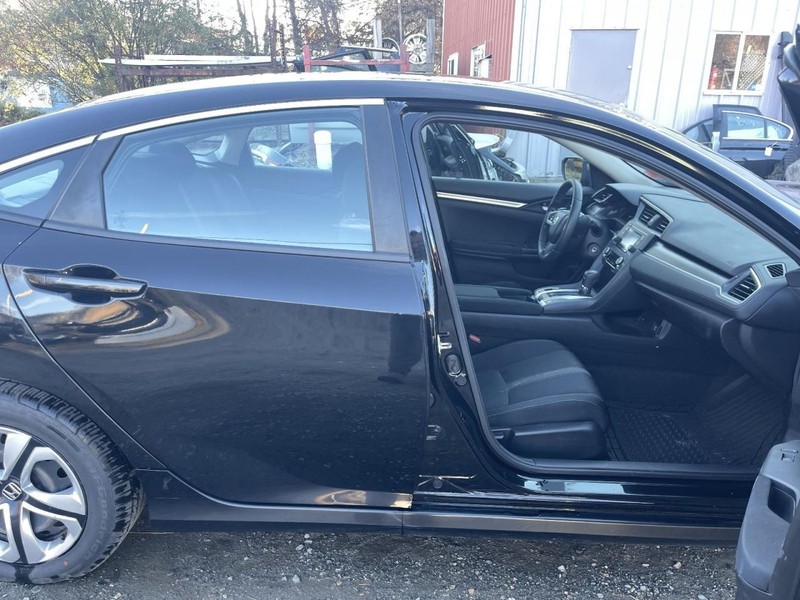 2016-2021 HONDA CIVIC RIGHT ROCKER W/POST BLACK PC:NH731P 2.0L FWD 236K LX 60131