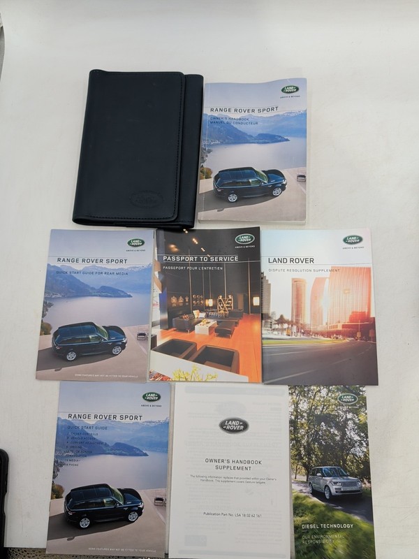 2016 RANGE ROVER SPORT OWNERS MANUAL SE HSE SUPERCHARGED Set