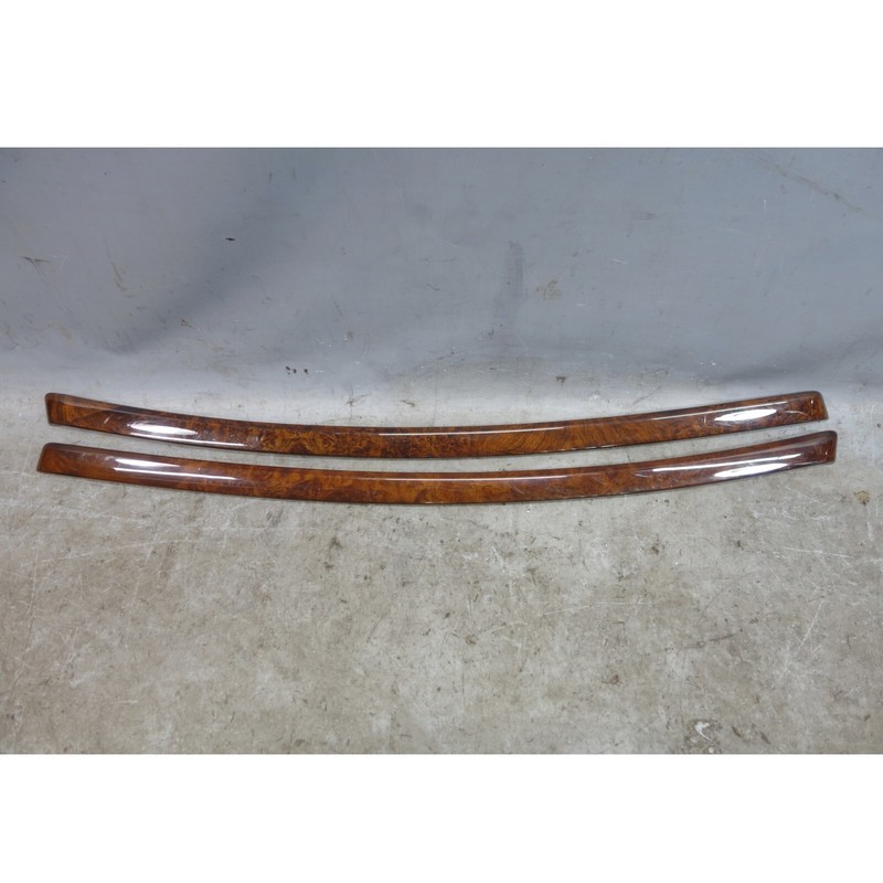 2007-2013 BMW E92 E93 3-Series 2dr Front Side Armrest Wood Trim Pair Walnut Root