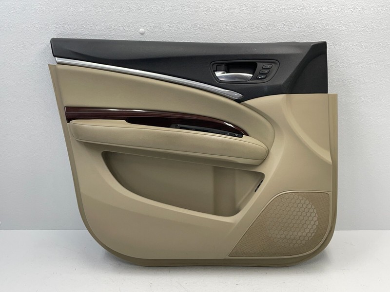 14 15 16 Acura MDX Front Left Driver Interior Door Cover Panel Beige 1490 OEM