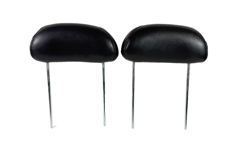 2000-2002 Chevy Silverado GMC Sierra (Rear) Seat Headrests Pair Vinyl OEM
