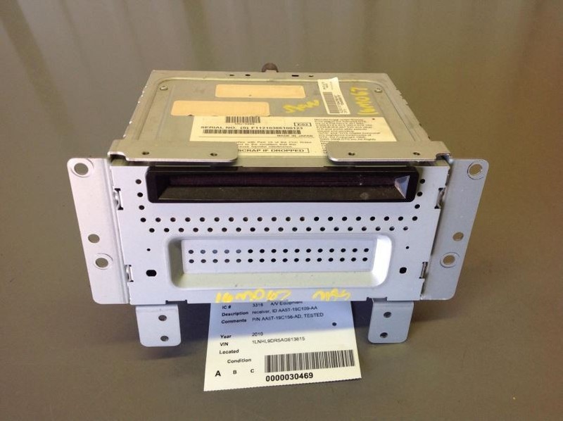 Radio Receiver AM-FM-6 Disc CD AA5T-19C156-AD Fits 2009-2010 Lincoln MKS 70500