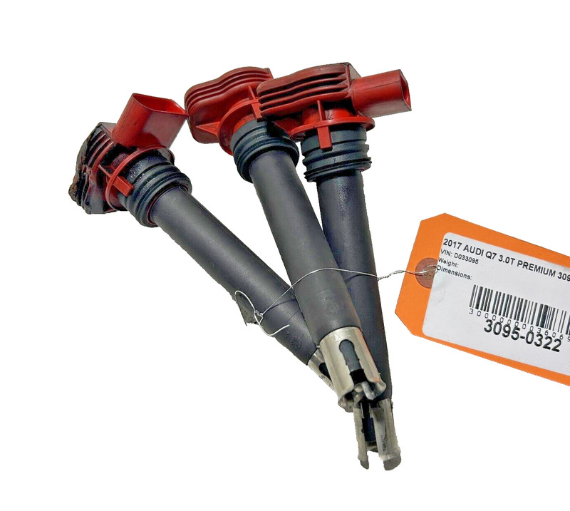 2017-2019 AUDI Q7 3.0L Engine Motor Ignition Coil Set of 3 pcs OEM