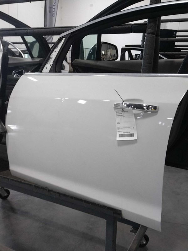 2013 Buick Verano Left Front Door White OEM Used 335260 117K Miles