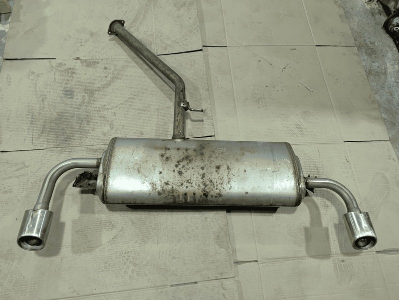 2019-2025 TOYOTA RAV4 AWD EXHAUST SYSTEM REAR MUFFLER DUAL TIP OEM