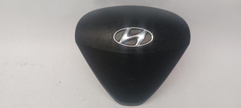 12-'17 HYUNDAI VELOSTER Left driver wheel Air Bag black OEM